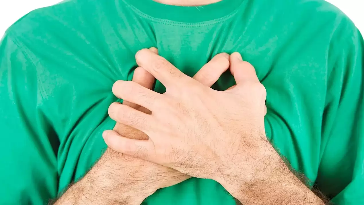 болка в гърдите с остеохондроза